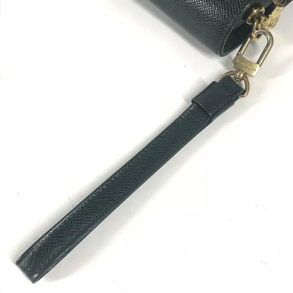 LOUIS VUITTON M30184 Taiga Baikal Bag Clutch Bag Pouch Green/GoldHardware - Picture 12 of 16